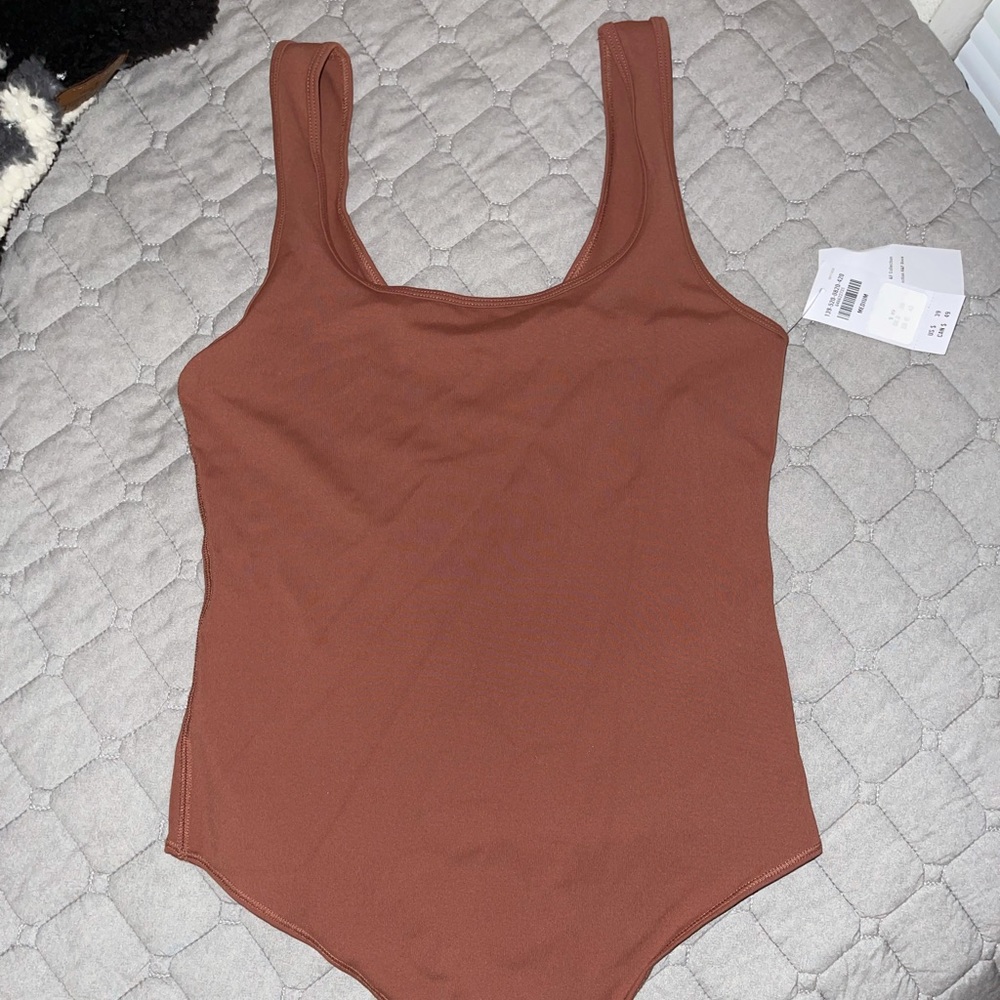 NEW WITH TAGS Abercrombie Bodysuit in Orange